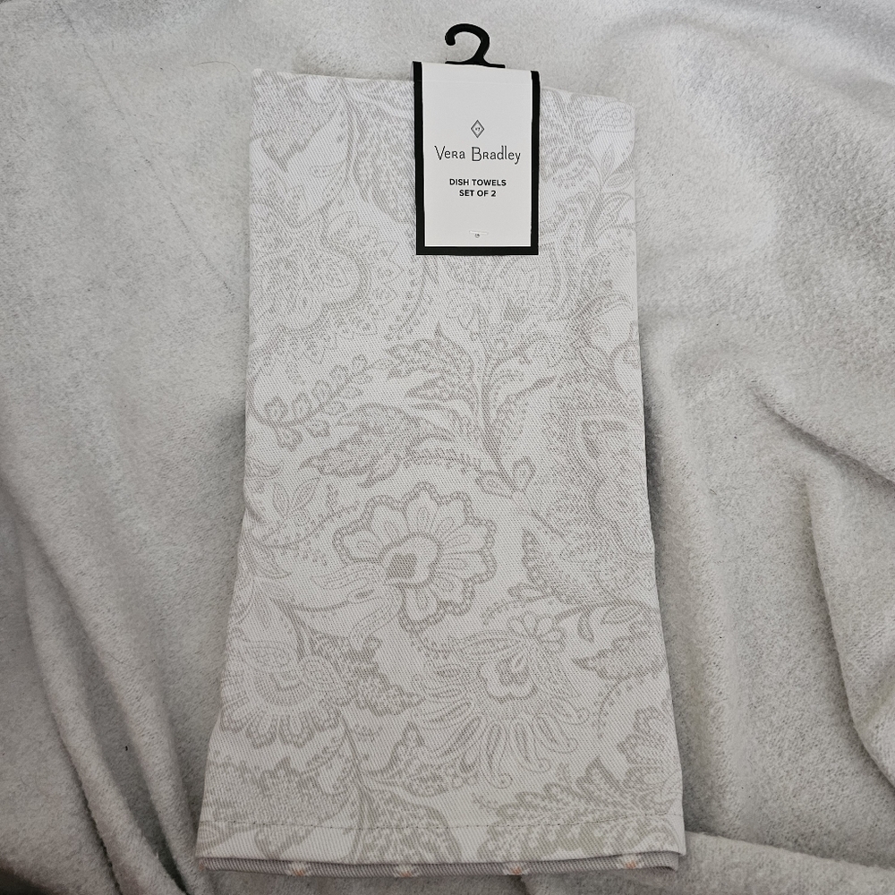 Vera Bradley Java Lace Dish Towel Set of 2